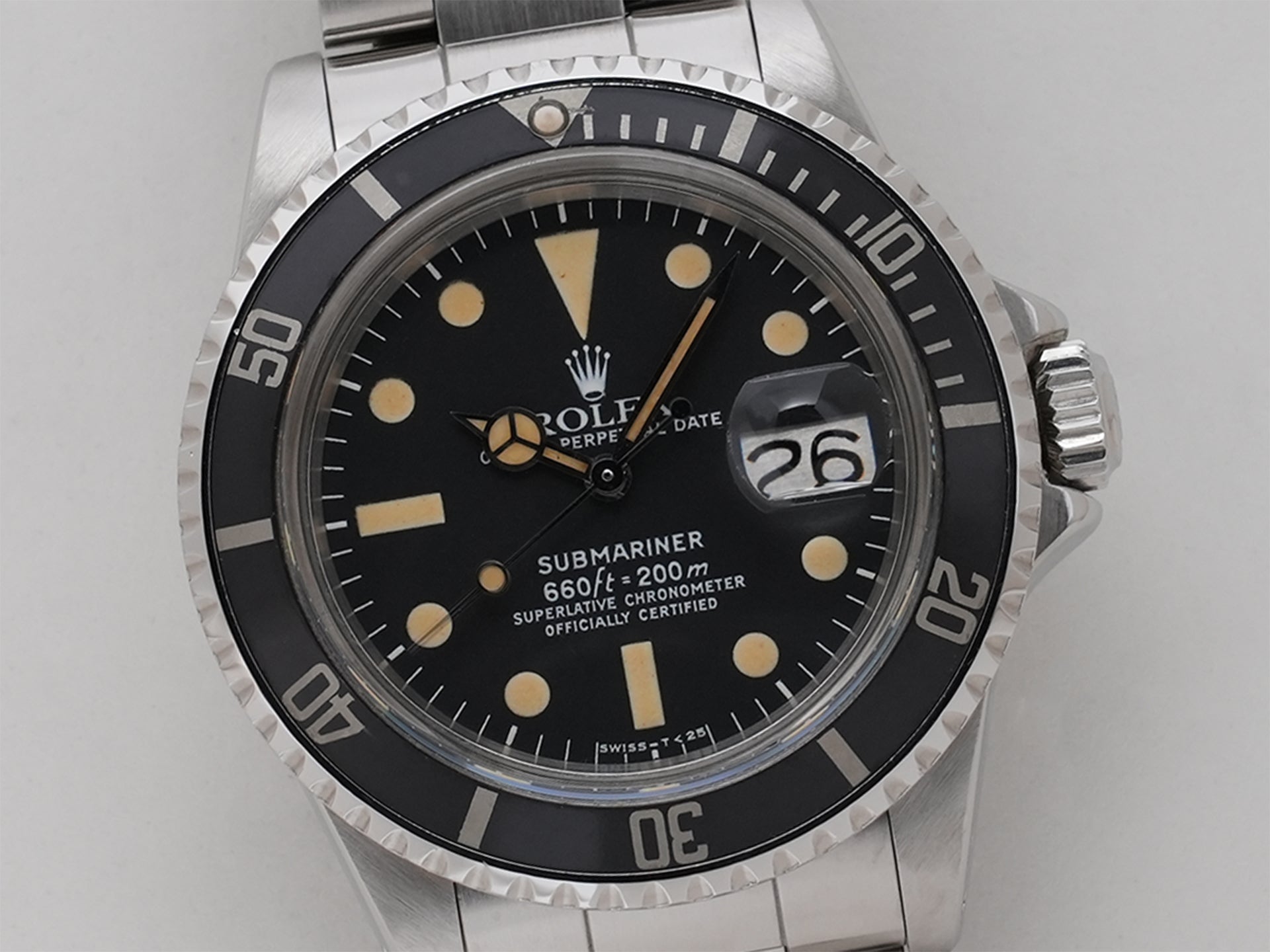 ロレックス サブマリーナー デイト Ref.1680 SS ブラック文字盤 中古 fxnui5pm