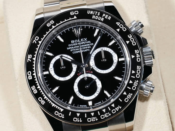 ロレックス デイトナ Ref.126500LN ステンレススチール ブラック文字盤