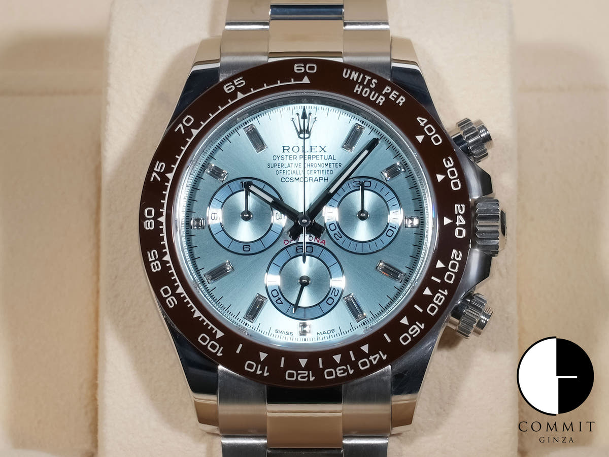 ロレックス デイトナ Ref.116506A PT アイスブルー文字盤 美品 dt4zv5tc