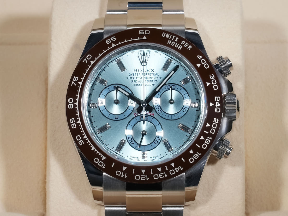 ロレックス デイトナ Ref.116506A PT アイスブルー文字盤 美品 dt4zv5tc