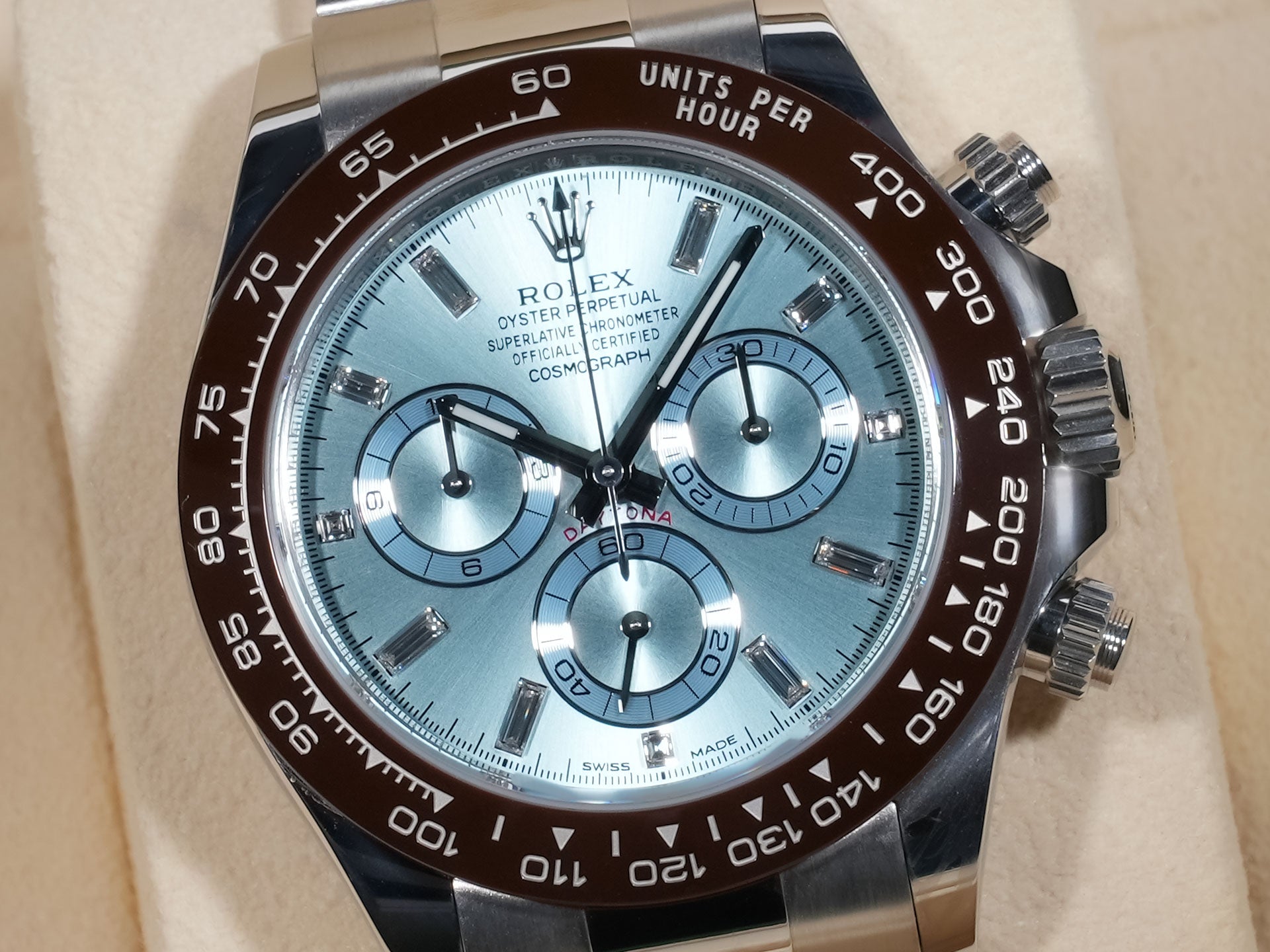ロレックス デイトナ Ref.116506A PT アイスブルー文字盤 美品 dt4zv5tc