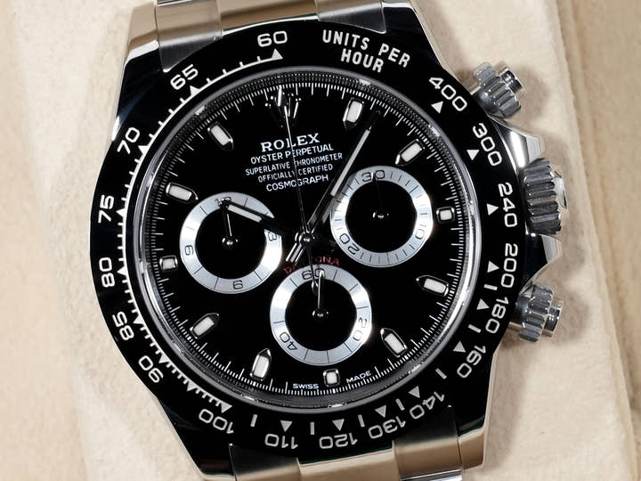 ロレックス デイトナ Ref.116500LN ステンレススチール ブラック文字盤