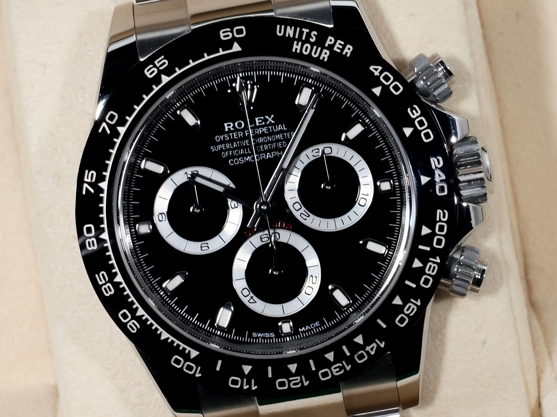 ロレックス デイトナ Ref.116500LN ステンレススチール ブラック文字盤