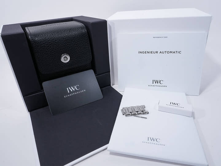 IWC インヂュニア オートマティック 40 Ref.IW328907 SS ブルー文字盤 美品 5jzs6zsh