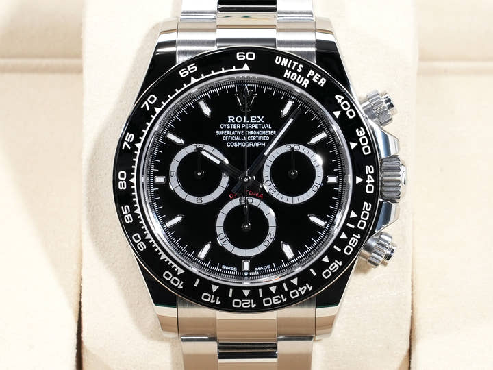 ロレックス デイトナ Ref.126500LN ステンレススチール ブラック文字盤