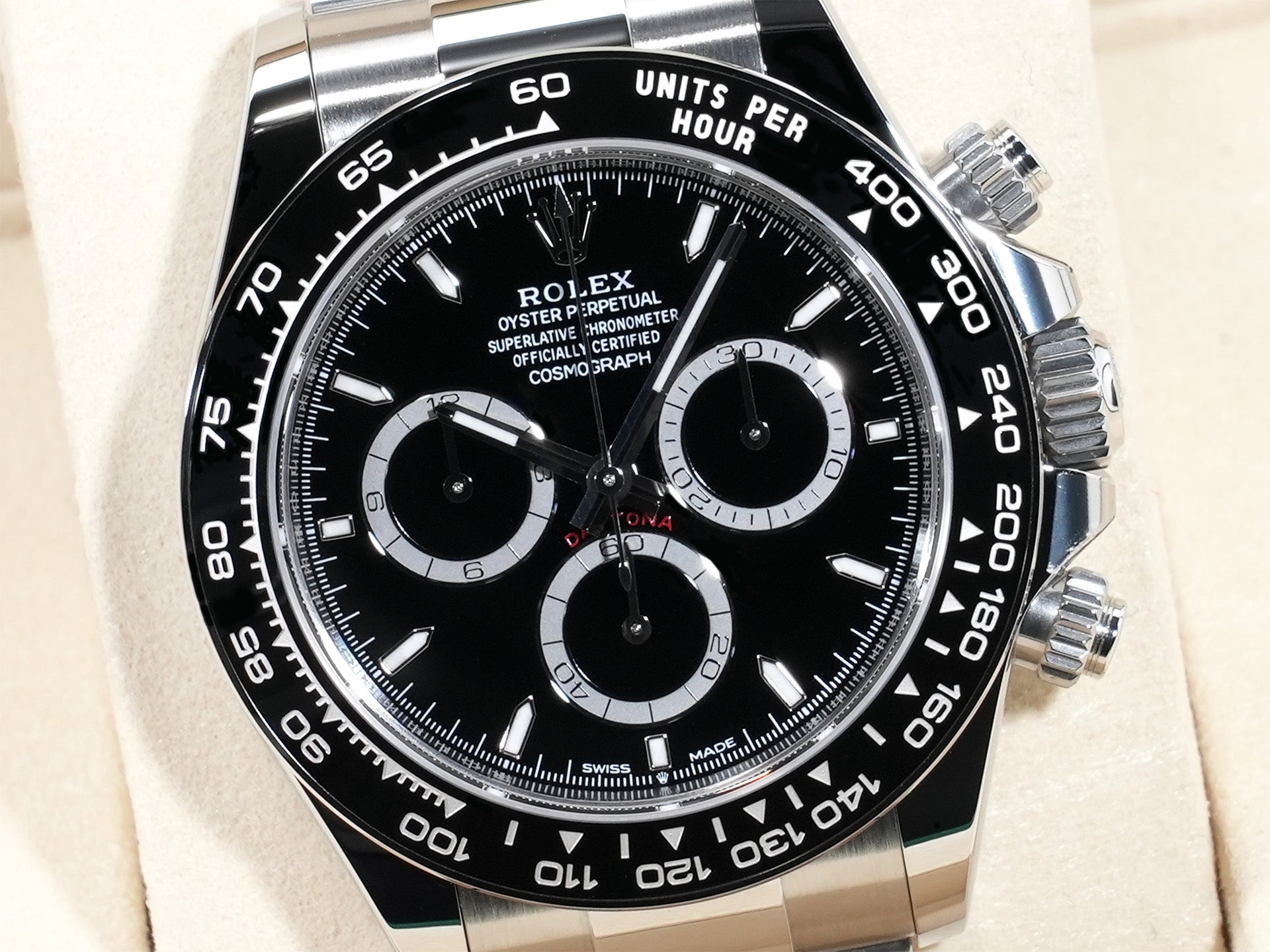 ロレックス デイトナ Ref.126500LN ステンレススチール ブラック文字盤