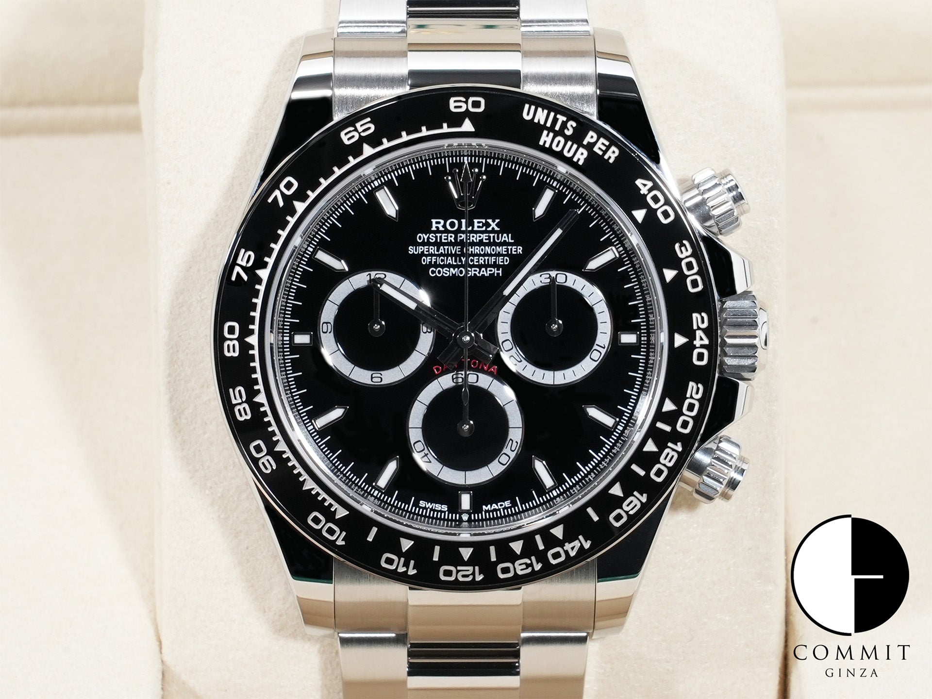 ロレックス デイトナ Ref.126500LN ステンレススチール ブラック文字盤