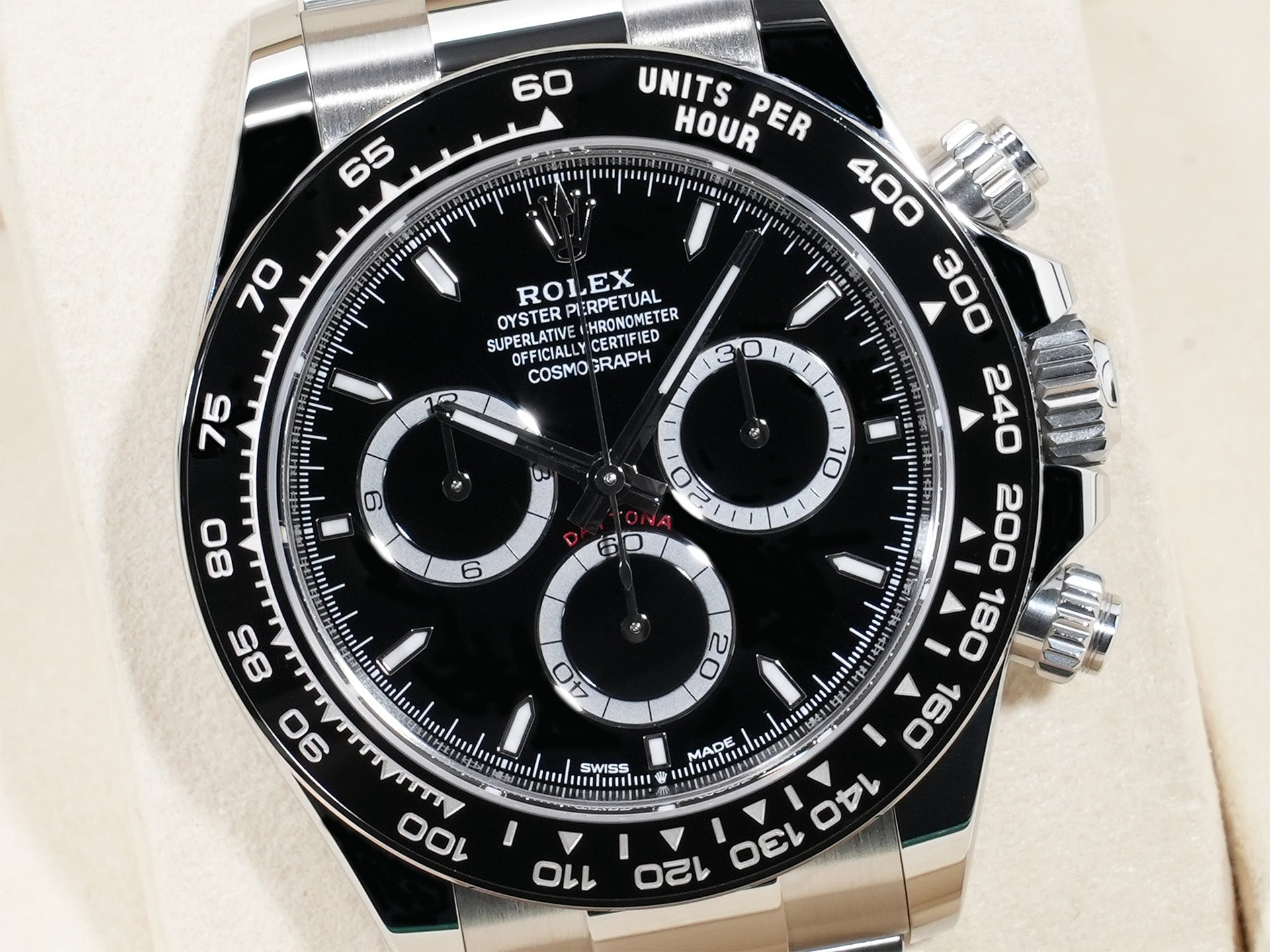 ロレックス デイトナ Ref.126500LN ステンレススチール ブラック文字盤