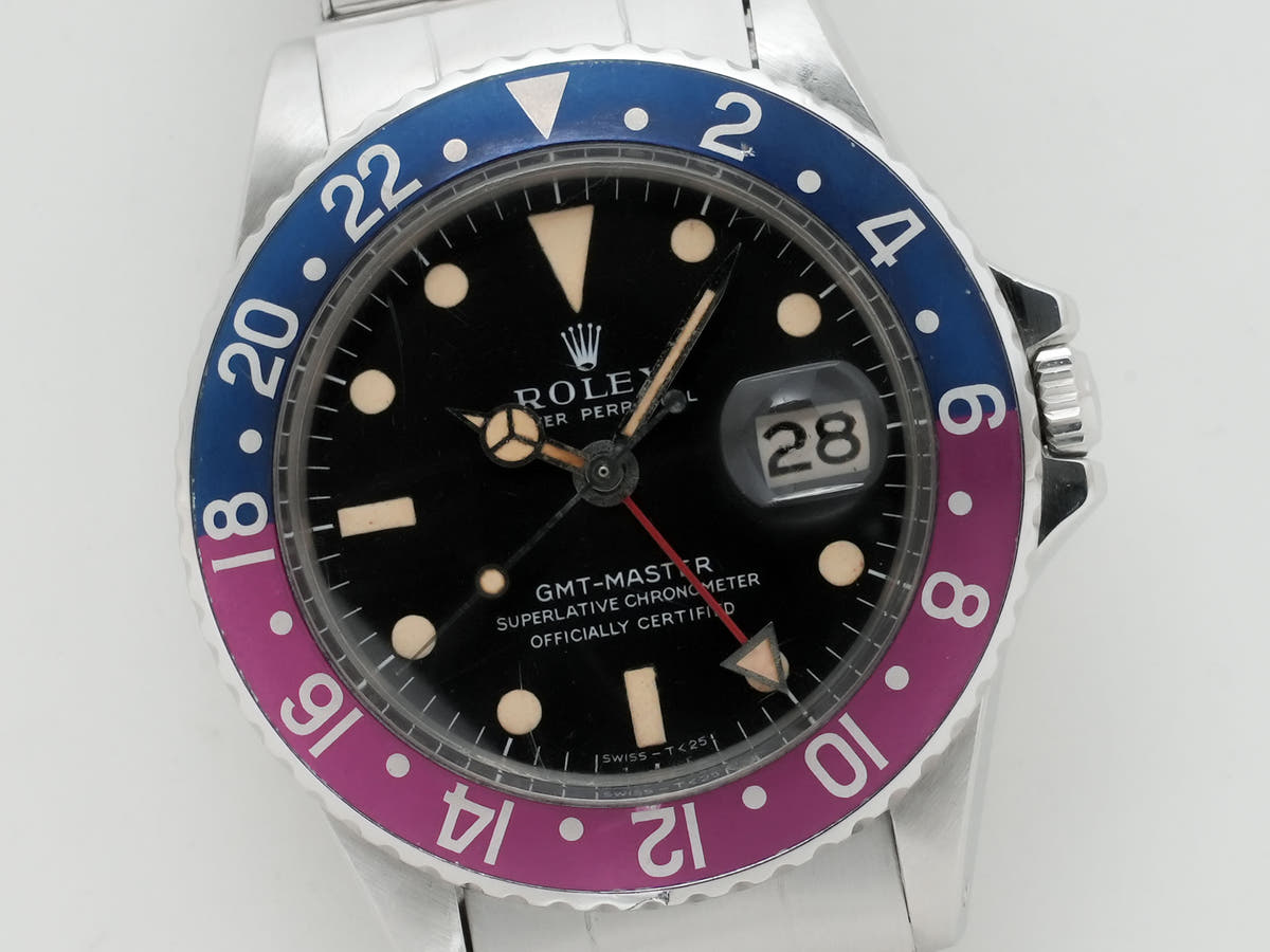 ロレックス GMTマスター Ref.1675 SS ブラック文字盤 中古 xtvnwtjv