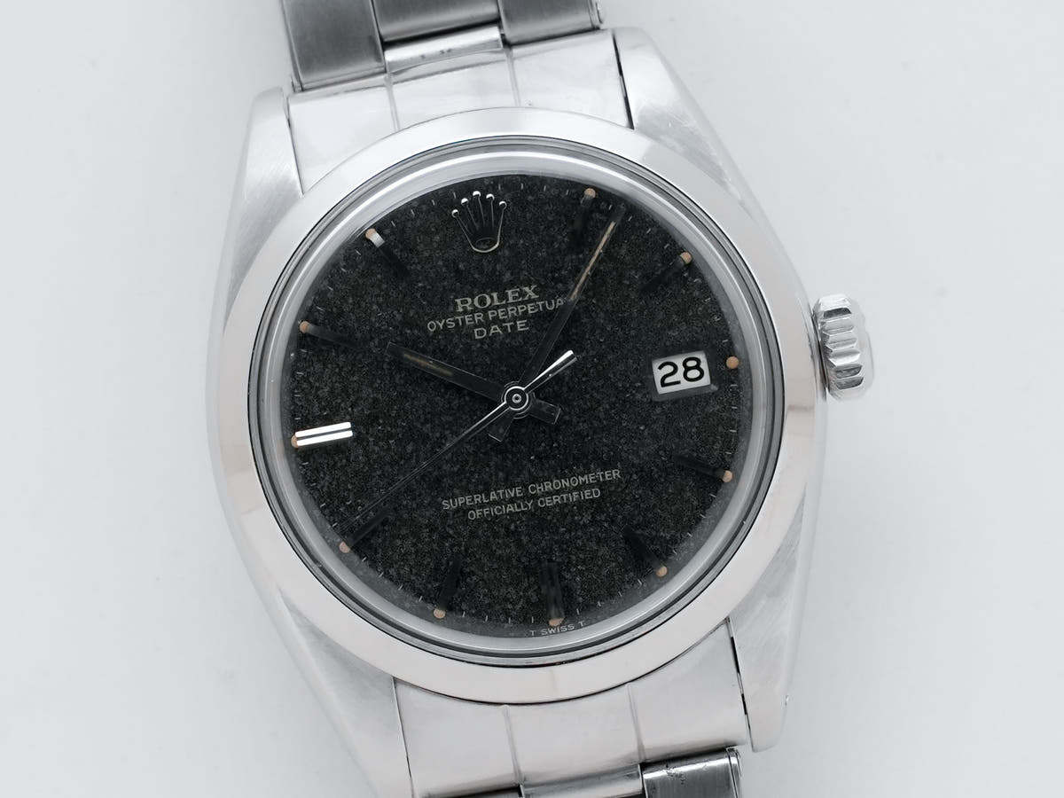 Rolex Oyster Perpetual Date Ref.1500 SS Black Dial Used 7yoqbgpt