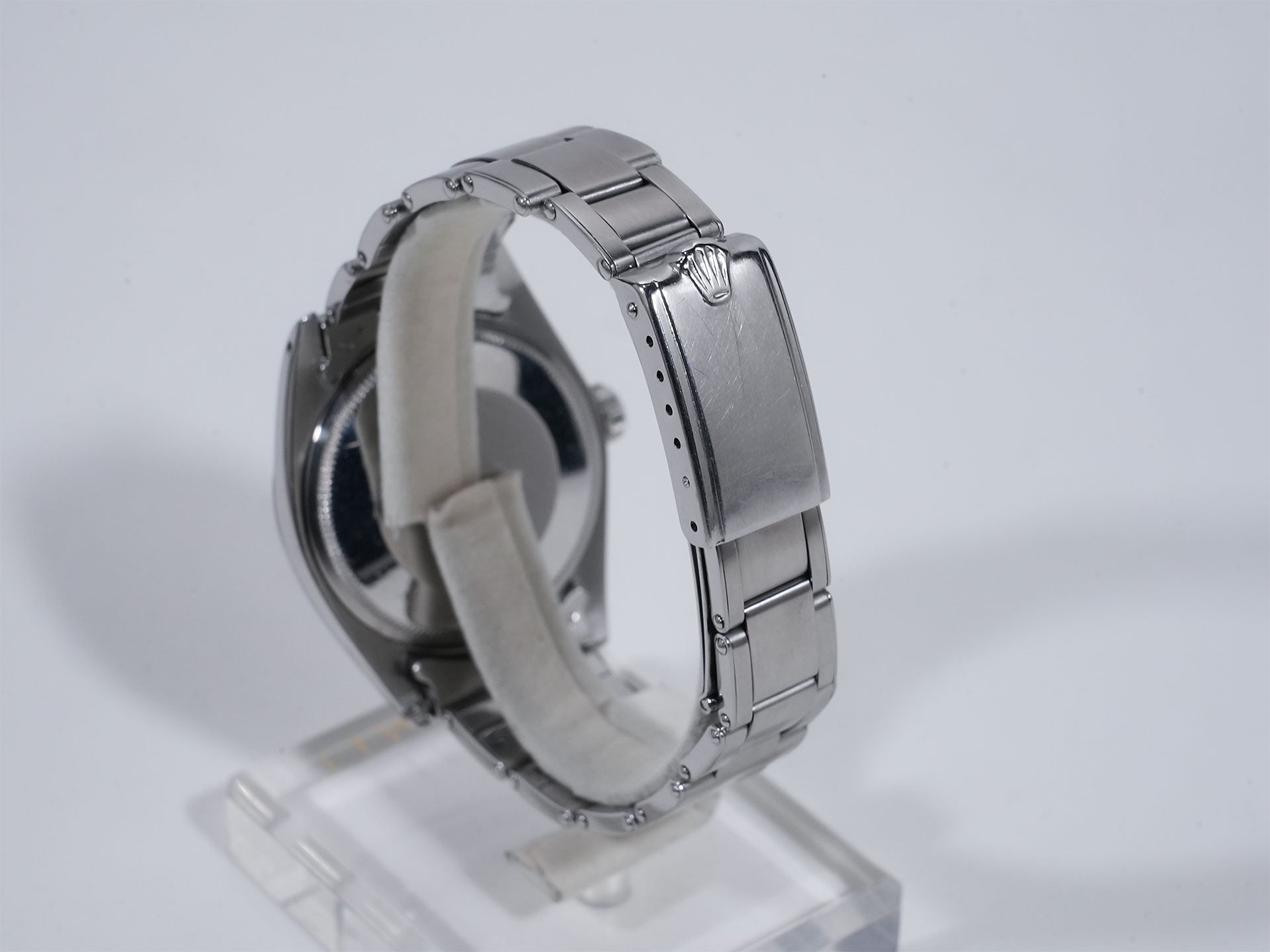 ロレックス オイスターパーペチュアルデイト Ref.1500 SS ブラック文字盤 中古 7yoqbgpt