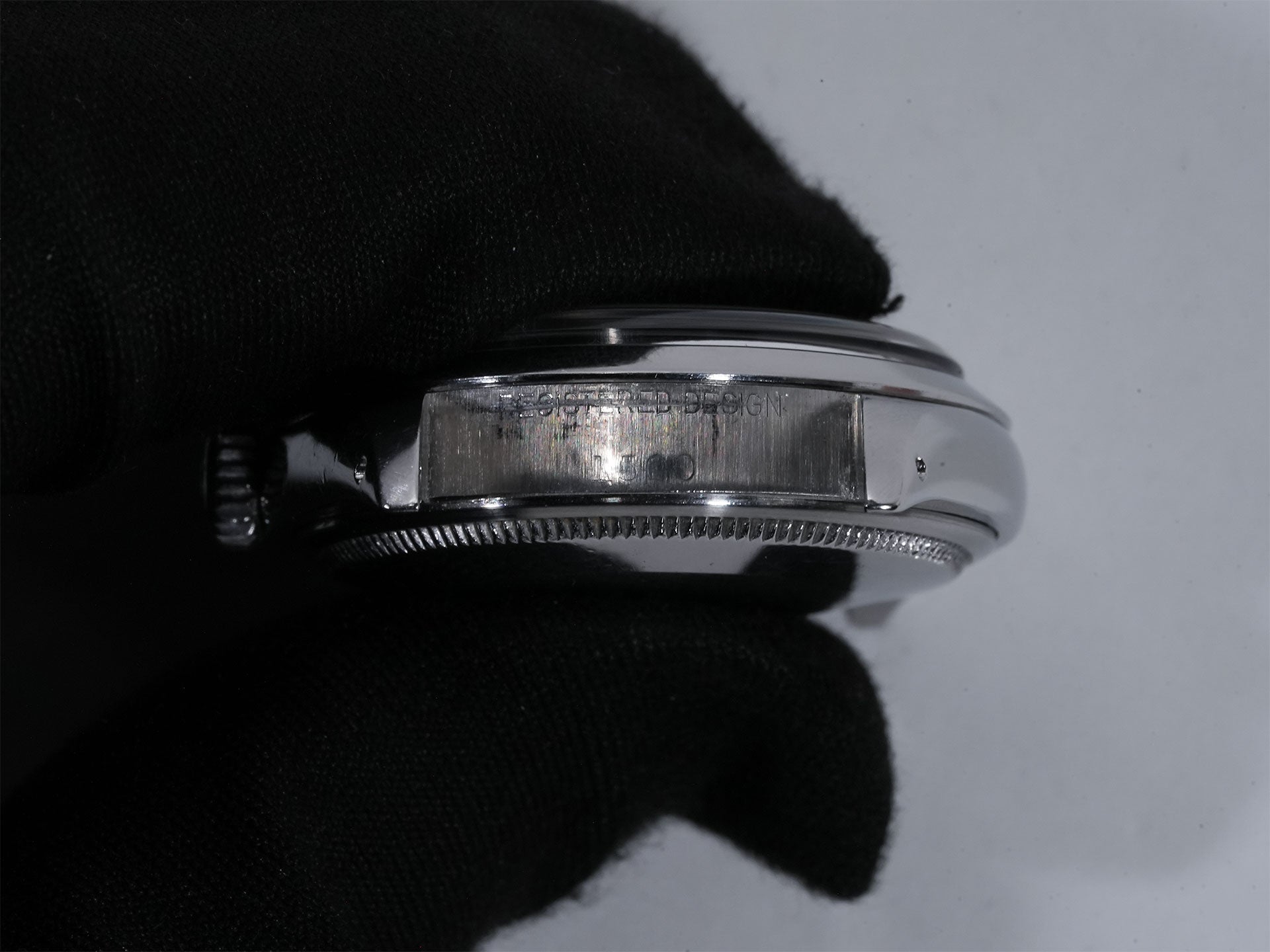 ロレックス オイスターパーペチュアルデイト Ref.1500 SS ブラック文字盤 中古 7yoqbgpt