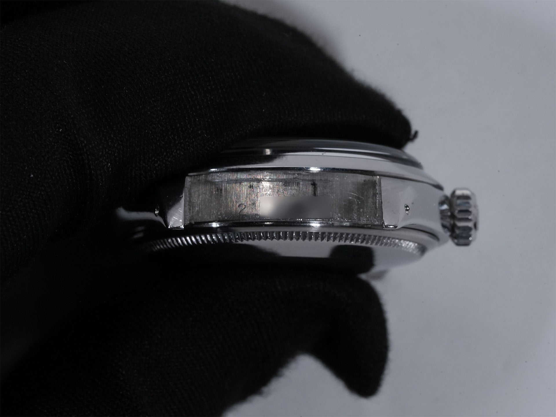 ロレックス オイスターパーペチュアルデイト Ref.1500 SS ブラック文字盤 中古 7yoqbgpt