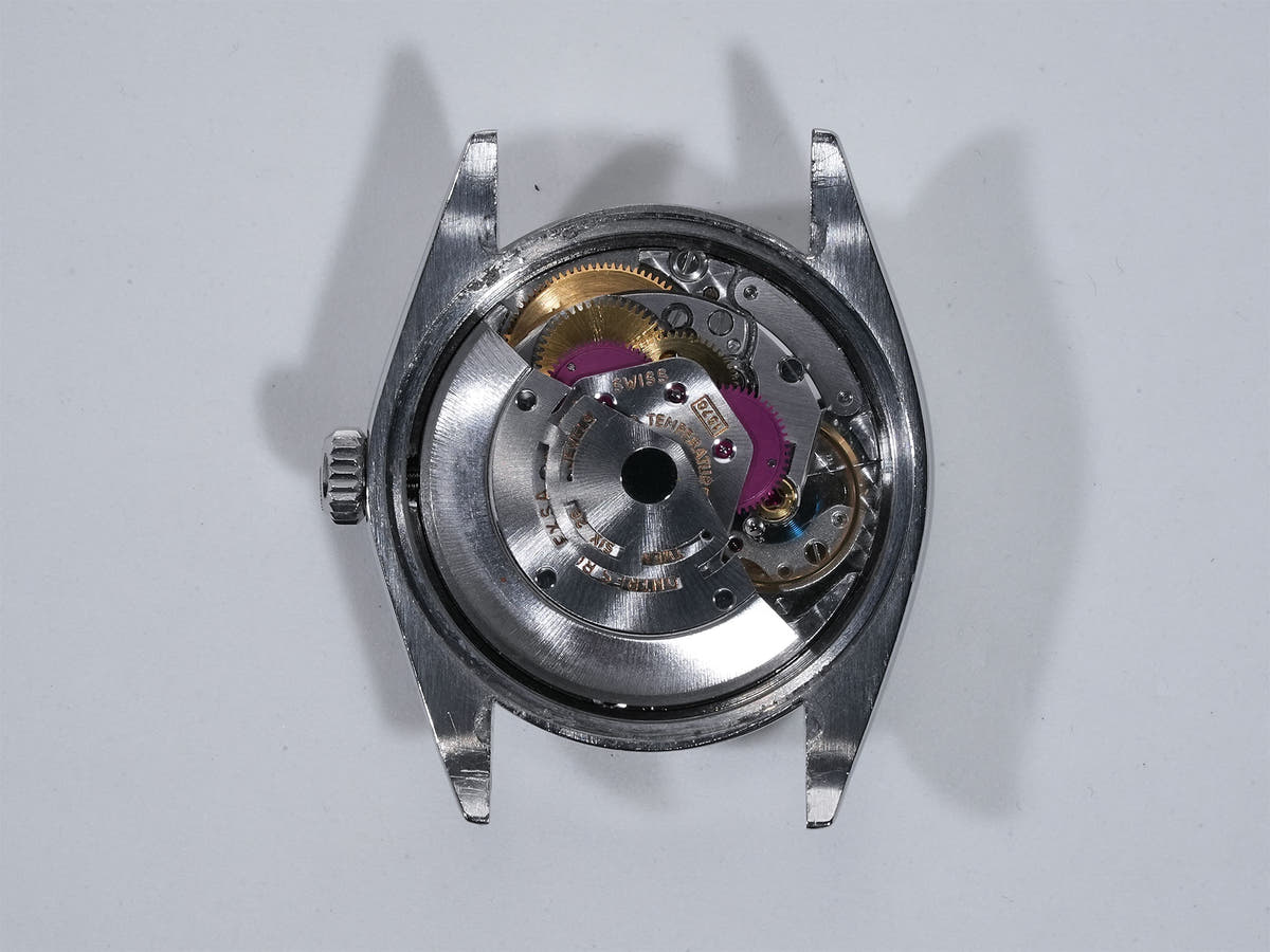 Rolex Oyster Perpetual Date Ref.1500 SS Black Dial Used 7yoqbgpt