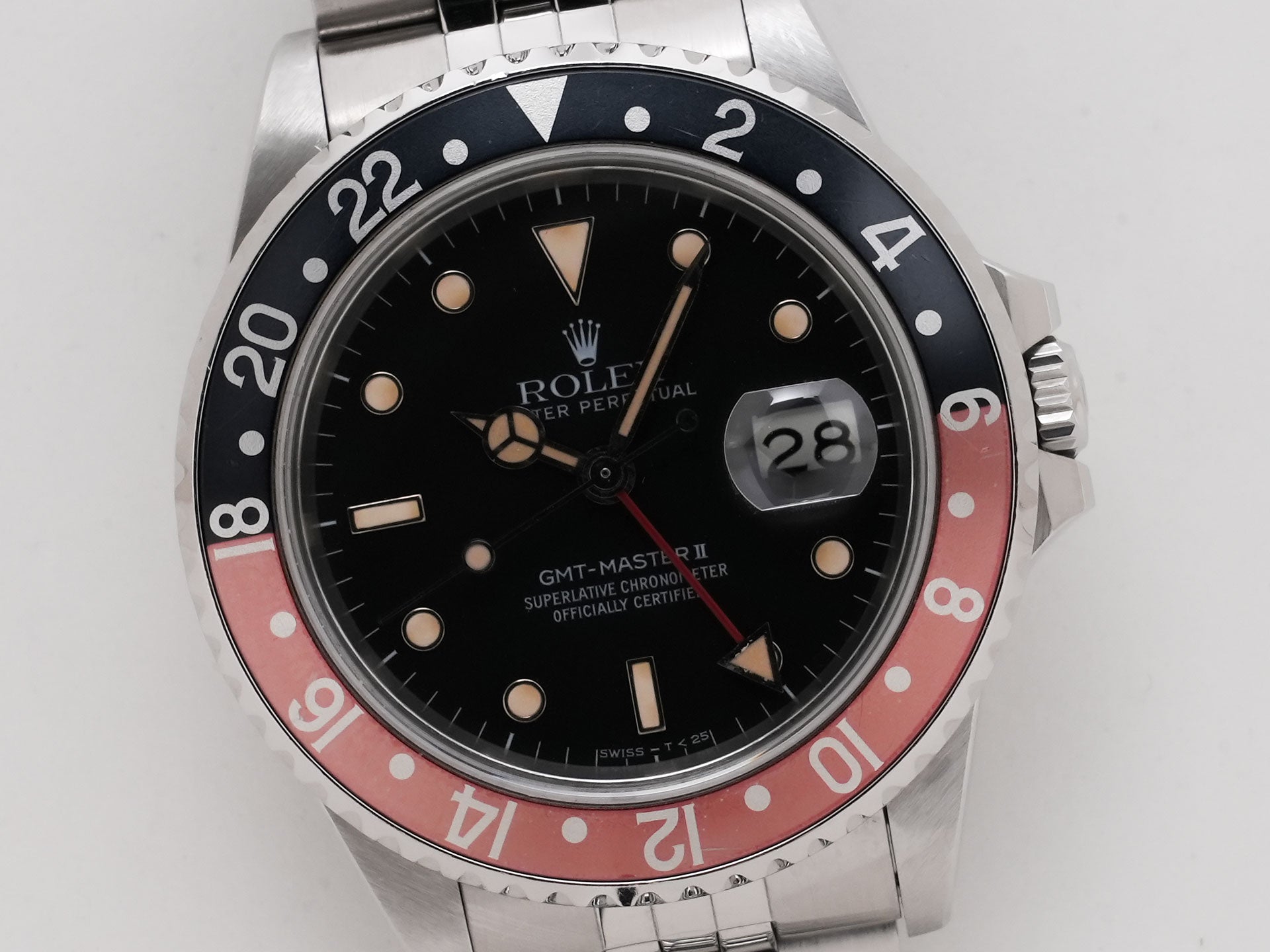 ロレックス GMTマスターII Ref.16760 SS ブラック文字盤 中古 jkmvaqyp