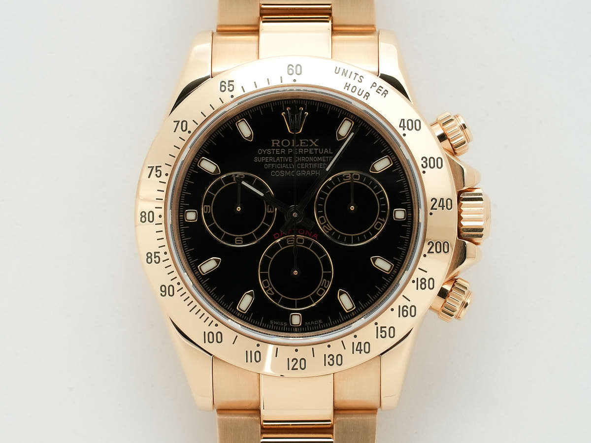 Rolex Daytona Ref.116528 18KYG Black Dial Used na4scjdg