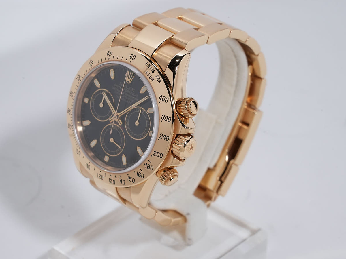 Rolex Daytona Ref.116528 18KYG Black Dial Used na4scjdg