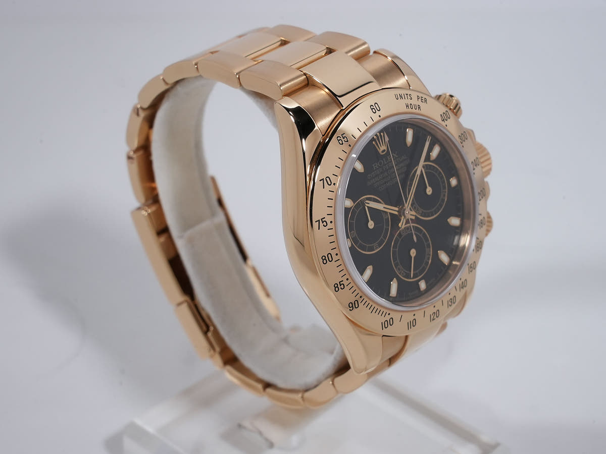 Rolex Daytona Ref.116528 18KYG Black Dial Used na4scjdg