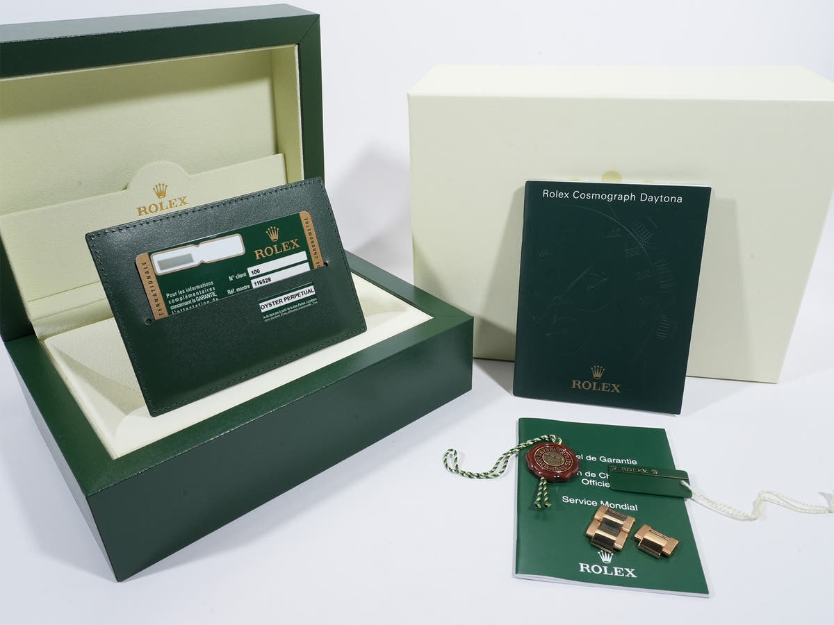 ロレックス デイトナ Ref.116528 18KYG ホワイトシェルx8Pダイヤ文字盤 中古 mr9xhyhr