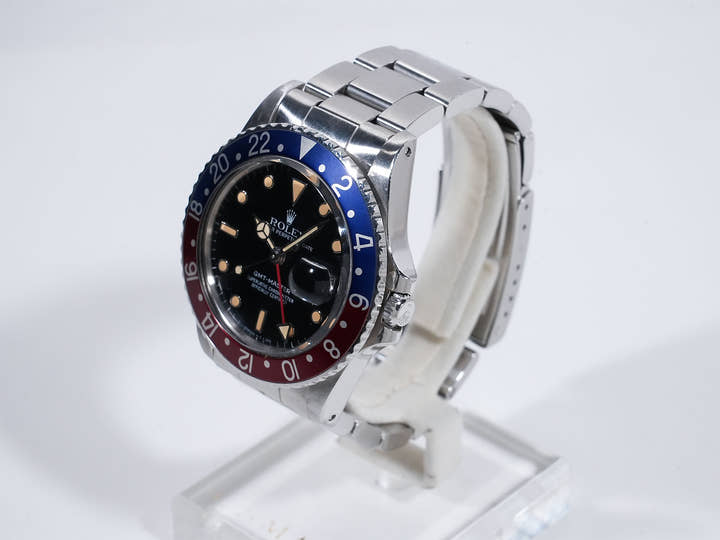 ロレックス GMTマスター Ref.16750 ステンレススチール ブラック文字盤 オイスターブレスレット