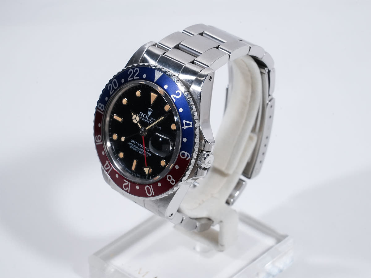 Rolex GMT Master Ref.16750 SS Black Dial Used ziuh9uru