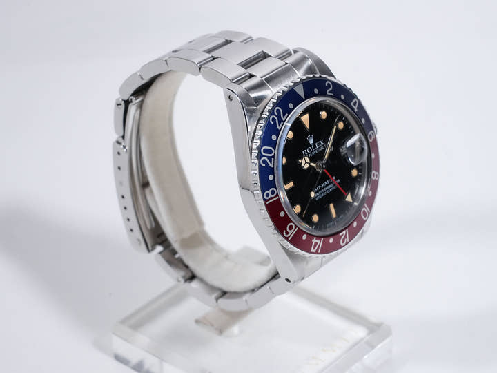 ロレックス GMTマスター Ref.16750 ステンレススチール ブラック文字盤 オイスターブレスレット