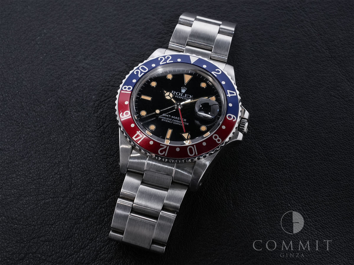 Rolex GMT Master Ref.16750 SS Black Dial Used ziuh9uru