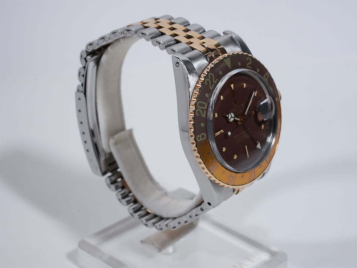 Rolex GMT Master Ref.1675/3 SS/YG Brown Dial Jubilee Bracelet Used gyafmnuv