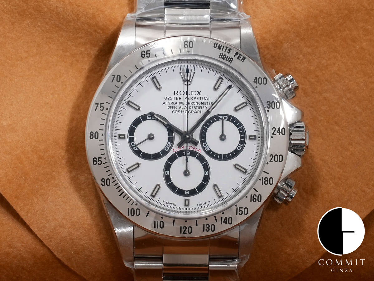 ロレックス デイトナ エルプリメロ Ref.16520 SS ホワイト文字盤 デッドストック fsfonuus