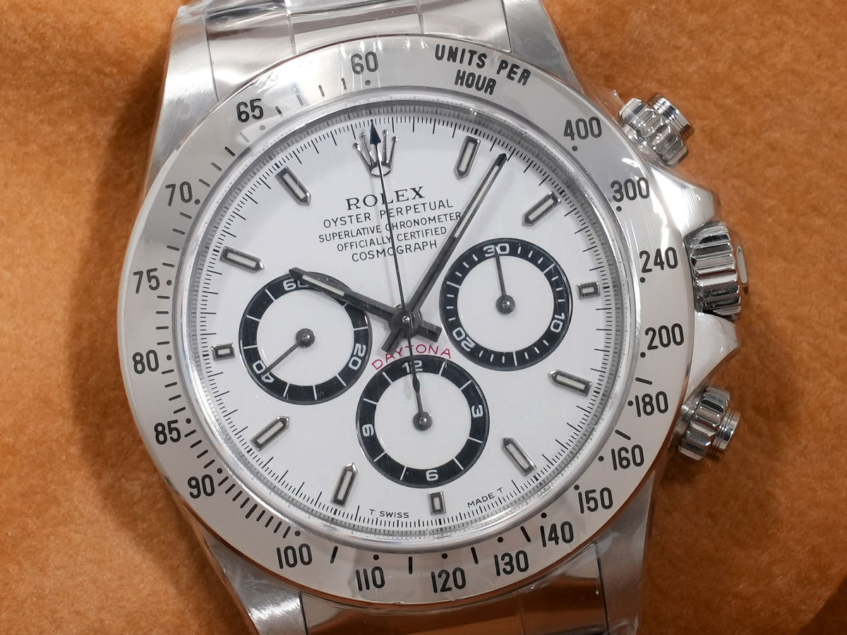ロレックス デイトナ エルプリメロ Ref.16520 SS ホワイト文字盤 デッドストック fsfonuus