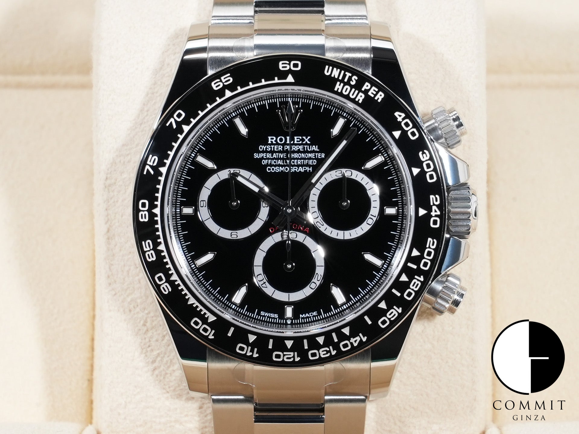 ロレックス デイトナ Ref.126500LN ステンレススチール ブラック文字盤