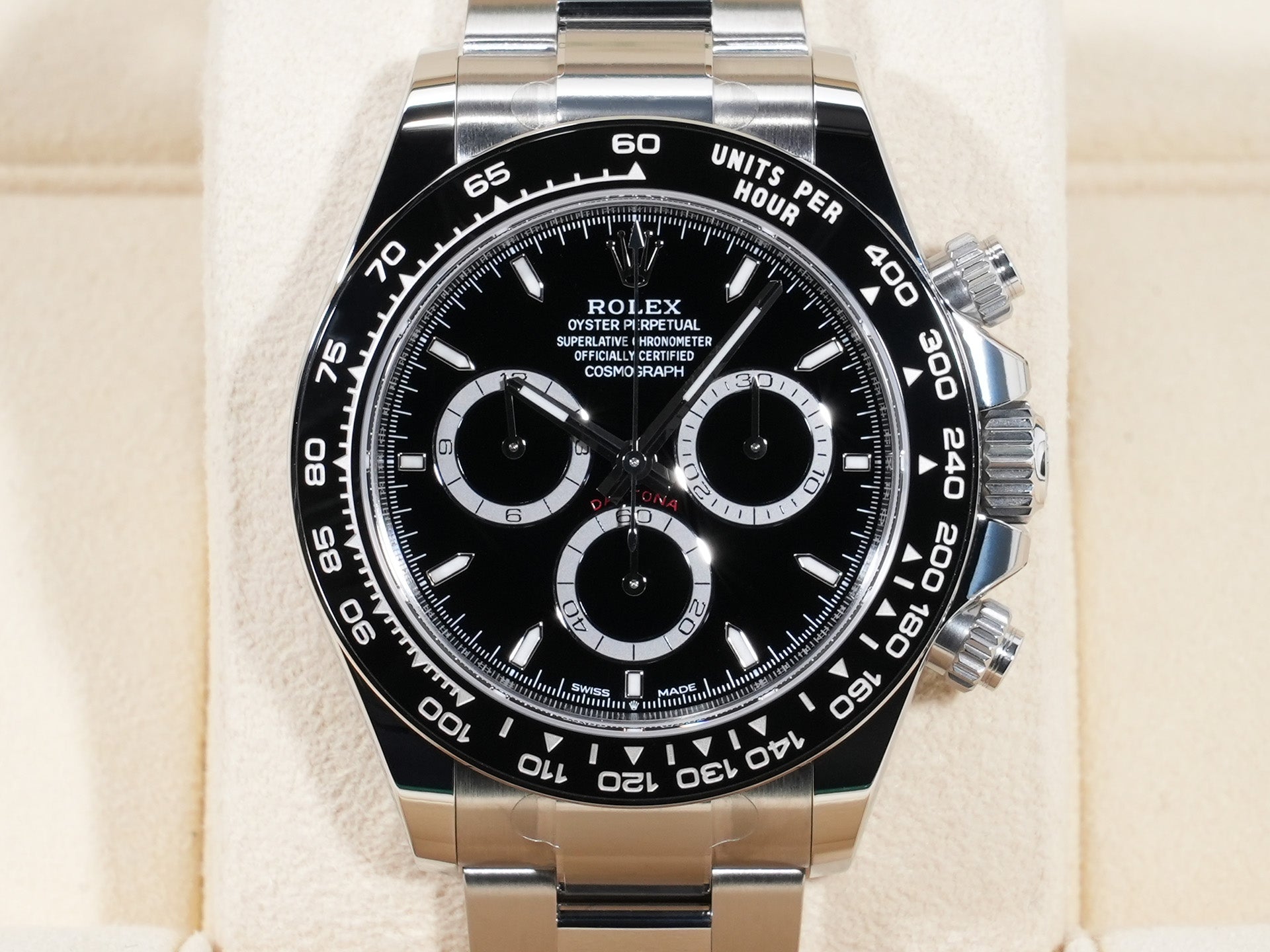 ロレックス デイトナ Ref.126500LN ステンレススチール ブラック文字盤