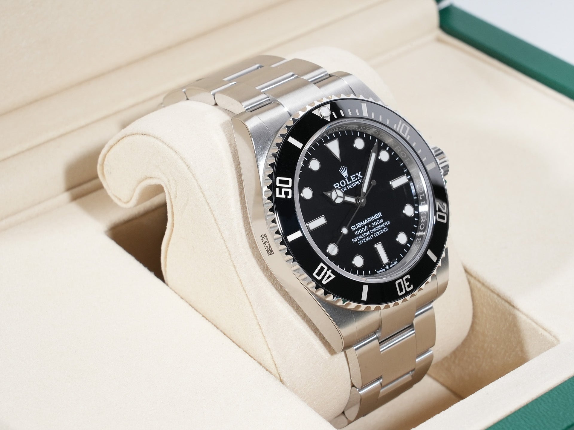 ロレックス サブマリーナー ノンデイト Ref.124060 ステンレススチール ブラック文字盤