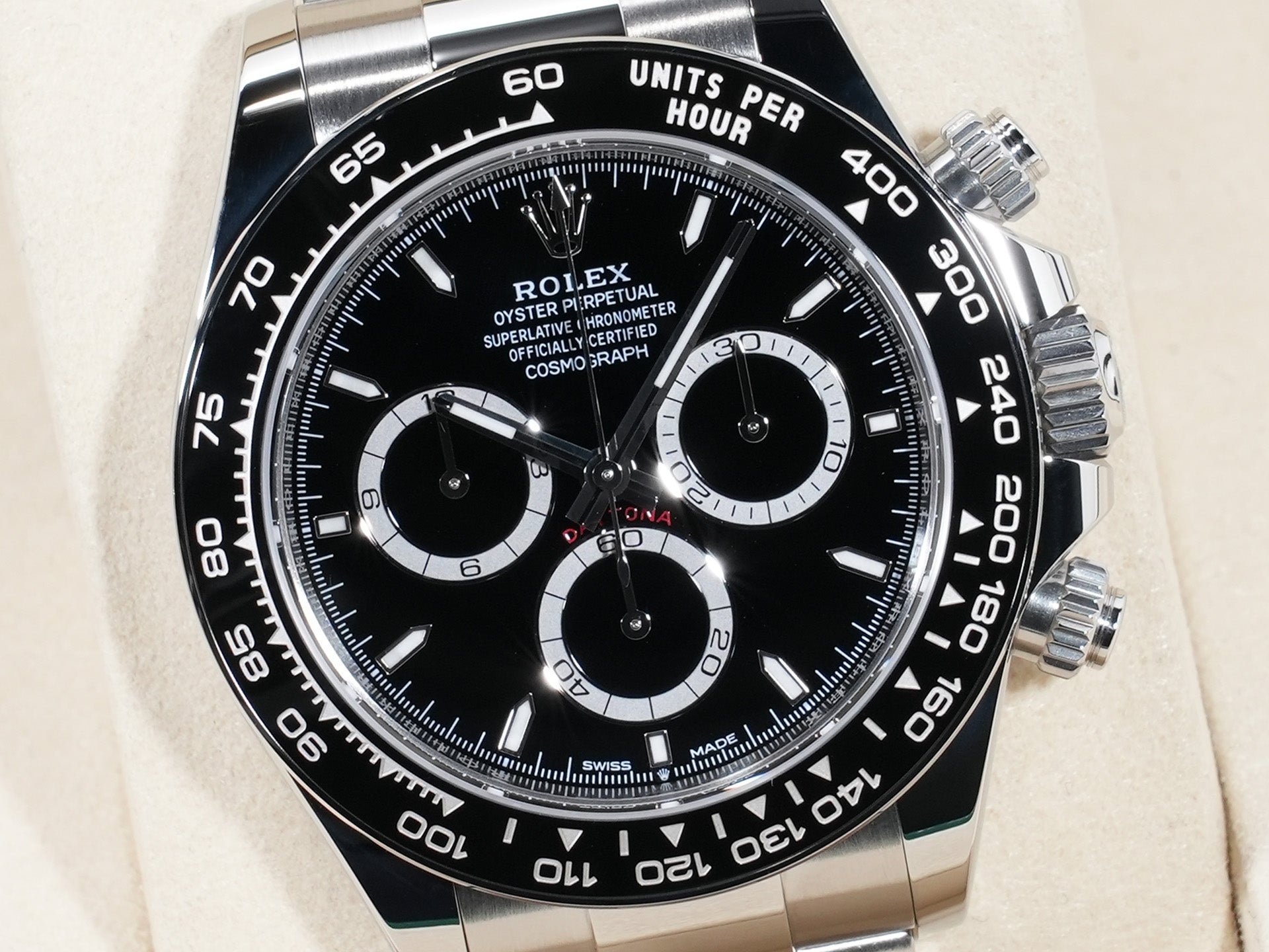 ロレックス デイトナ Ref.126500LN ステンレススチール ブラック文字盤