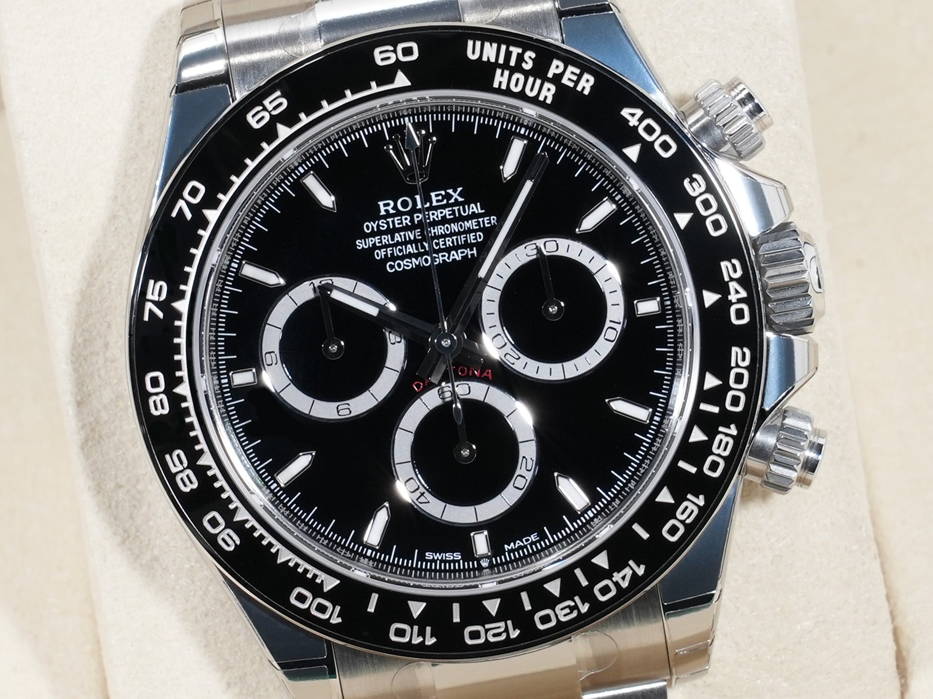 ロレックス デイトナ Ref.126500LN ステンレススチール ブラック文字盤