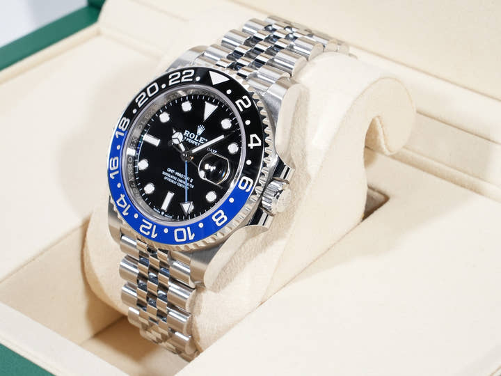 ロレックス GMTマスターII Ref.126710BLNR ステンレススチール ブラック文字盤 ジュビリーブレスレット