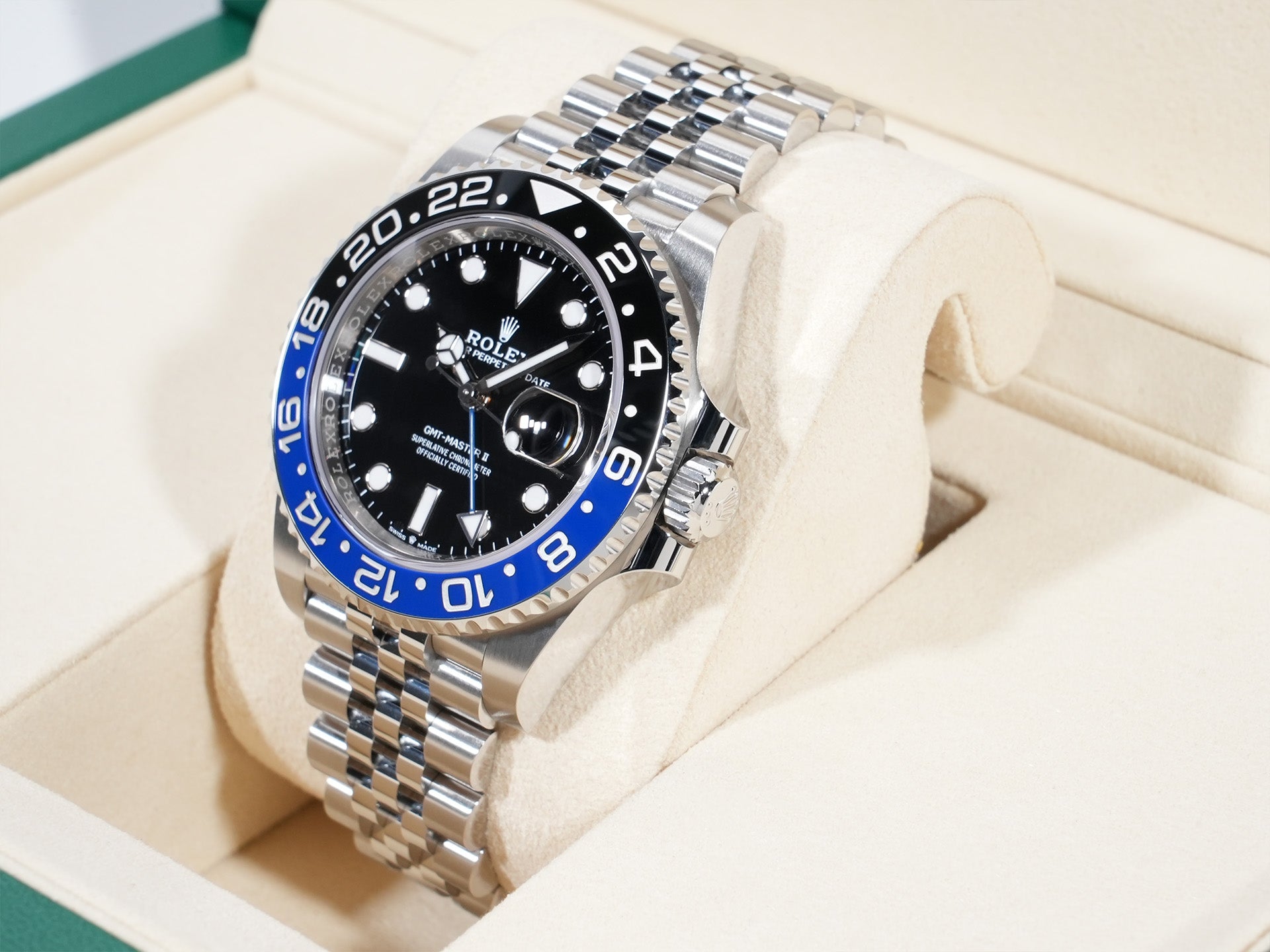 ロレックス GMTマスターII Ref.126710BLNR ステンレススチール ブラック文字盤 ジュビリーブレスレット