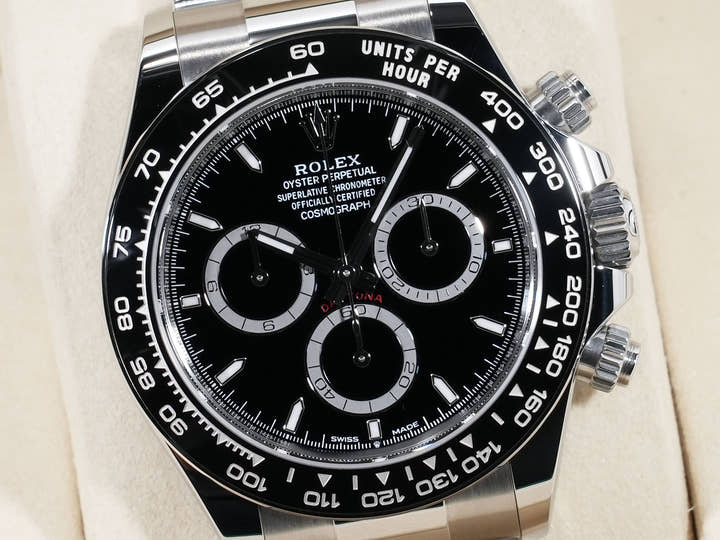 ロレックス デイトナ Ref.126500LN ステンレススチール ブラック文字盤