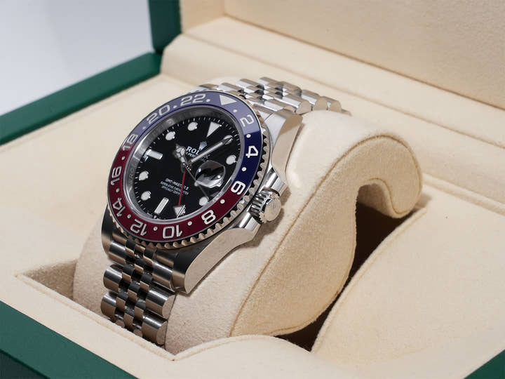ロレックス GMTマスターII Ref.126710BLRO ステンレススチール ブラック文字盤 ジュビリーブレスレット