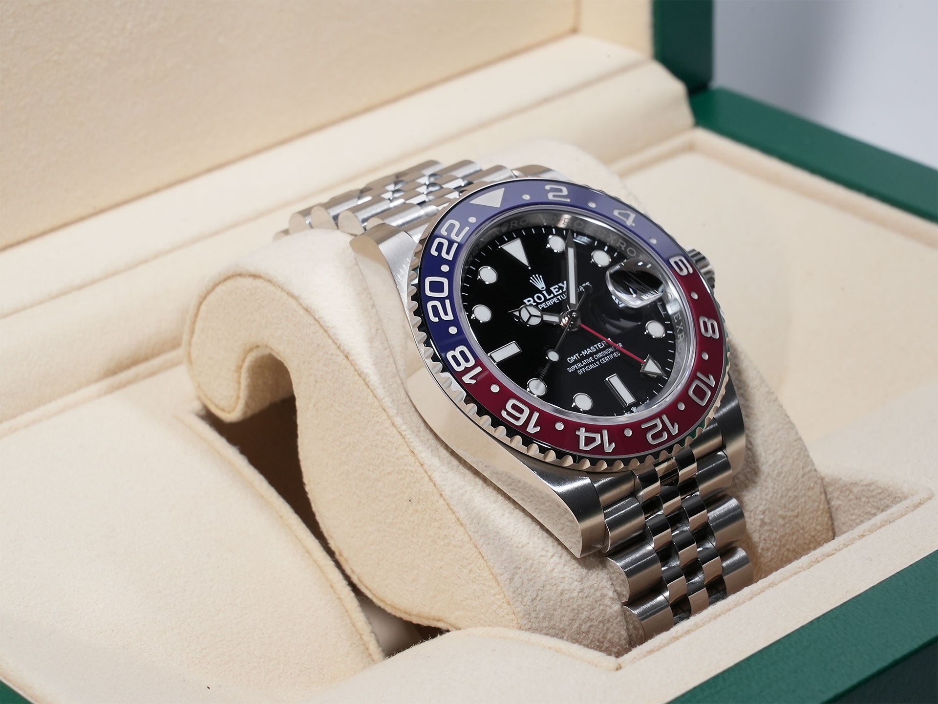 ロレックス GMTマスターII Ref.126710BLRO ステンレススチール ブラック文字盤 ジュビリーブレスレット