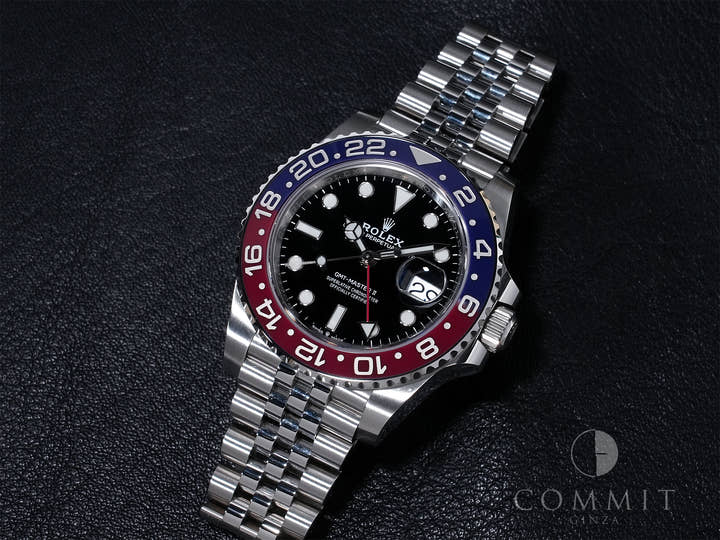 ロレックス GMTマスターII Ref.126710BLRO ステンレススチール ブラック文字盤 ジュビリーブレスレット