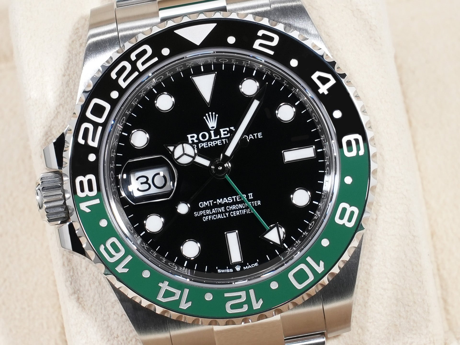 ロレックス GMTマスターII Ref.126720VTNR ステンレススチール ブラック文字盤 オイスターブレスレット