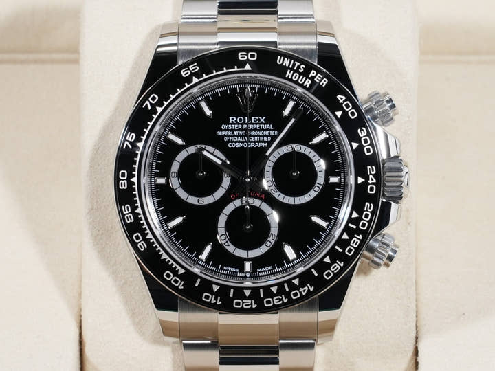 ロレックス デイトナ Ref.126500LN ステンレススチール ブラック文字盤