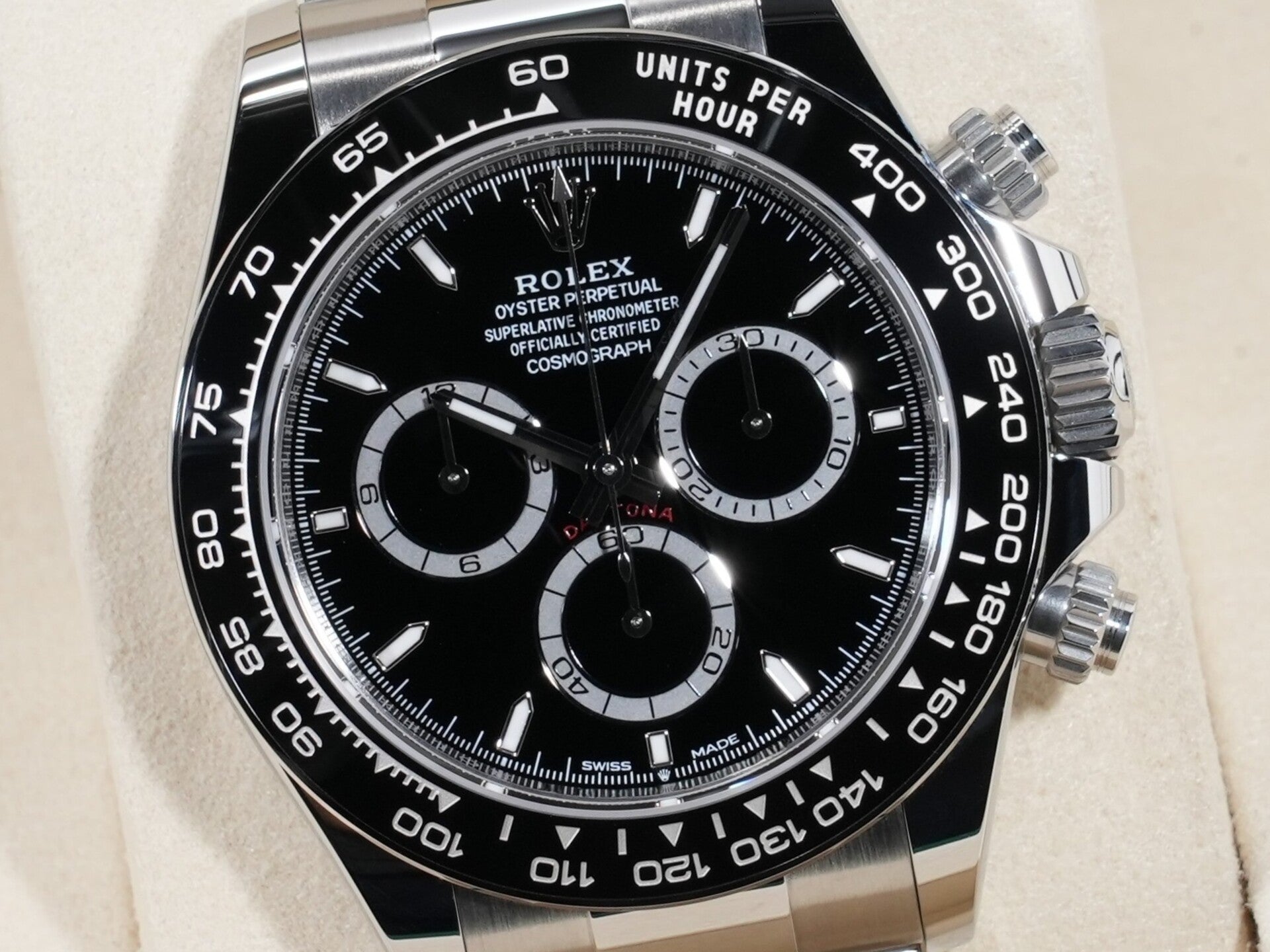 ロレックス デイトナ Ref.126500LN ステンレススチール ブラック文字盤