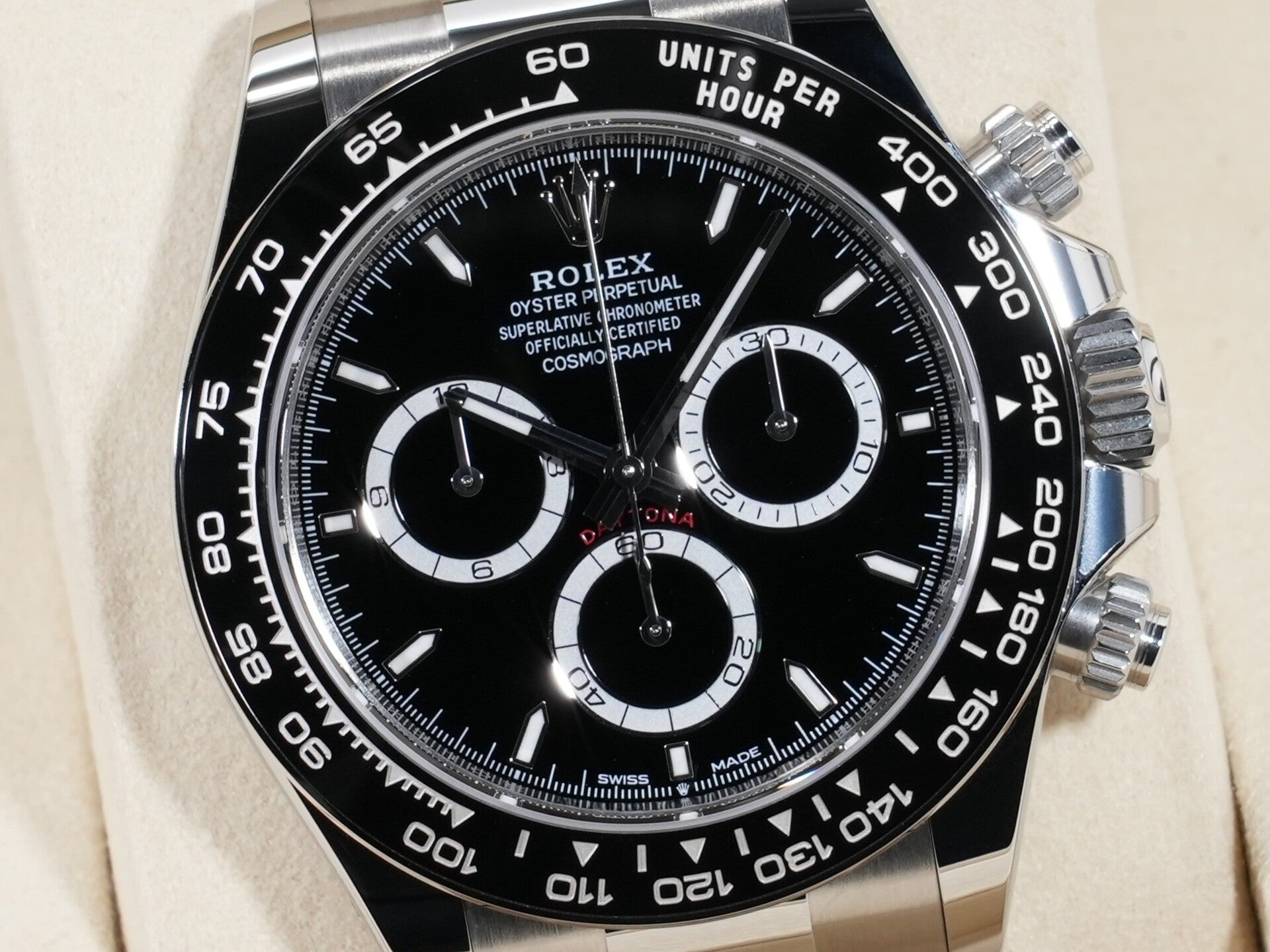 ロレックス デイトナ Ref.126500LN ステンレススチール ブラック文字盤