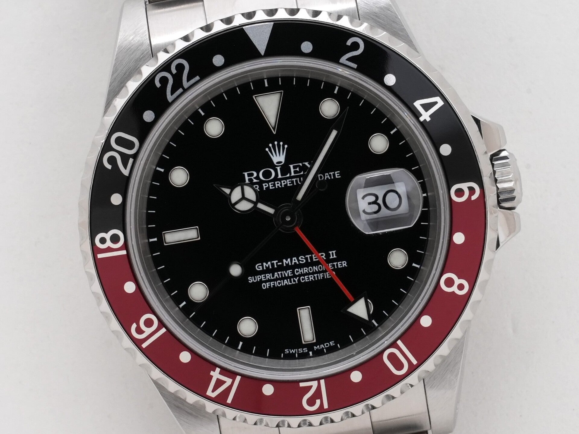 ロレックス GMTマスターII Ref.16710 ステンレススチール ブラック文字盤 オイスターブレスレット 中古 zw66p7qi