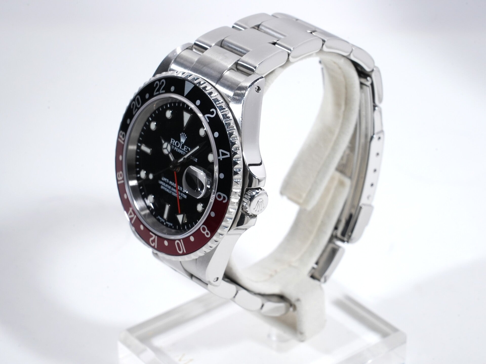 ロレックス GMTマスターII Ref.16710 ステンレススチール ブラック文字盤 オイスターブレスレット 中古 zw66p7qi