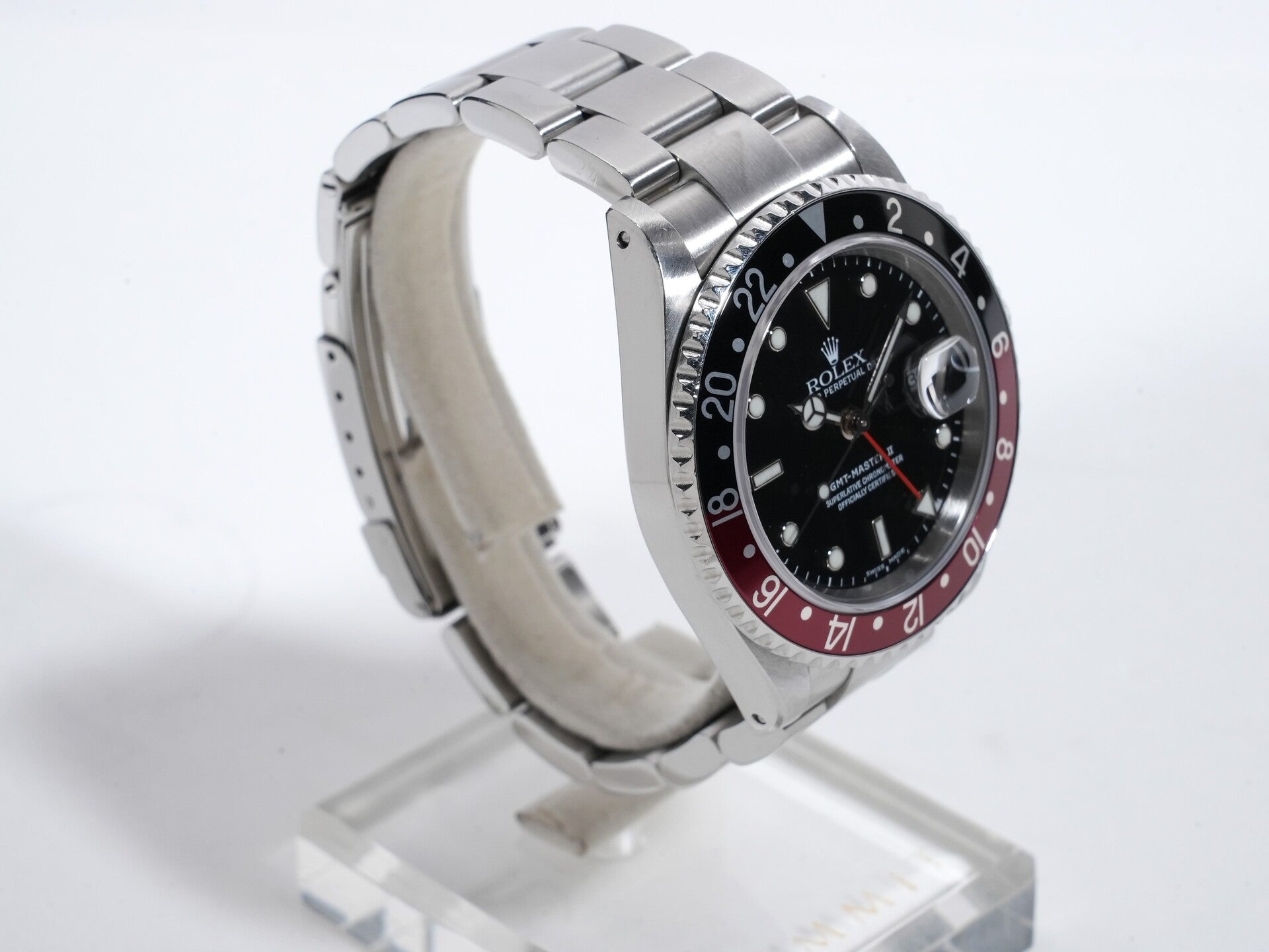 ロレックス GMTマスターII Ref.16710 ステンレススチール ブラック文字盤 オイスターブレスレット 中古 zw66p7qi