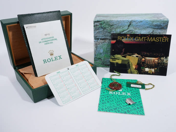 ロレックス GMTマスターII Ref.16710 ステンレススチール ブラック文字盤 オイスターブレスレット 中古 zw66p7qi