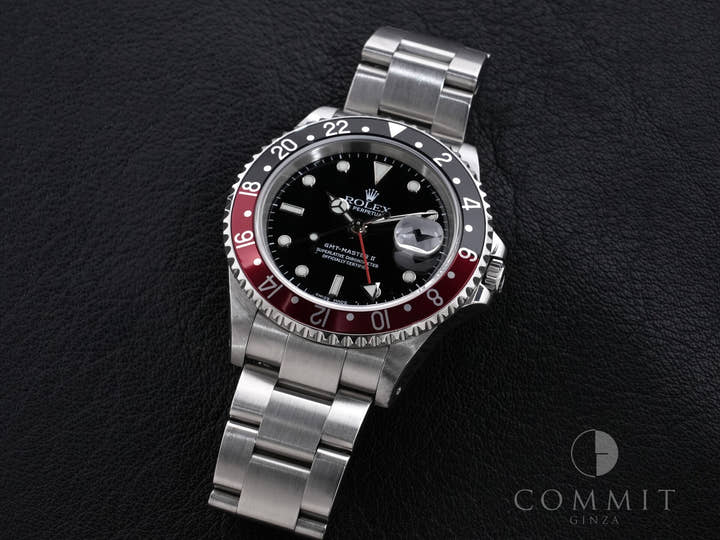 ロレックス GMTマスターII Ref.16710 ステンレススチール ブラック文字盤 オイスターブレスレット 中古 zw66p7qi
